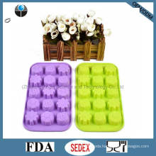 Ice Chocolate Mold 15-Cavity Silicone Ice Cube Tray Si09